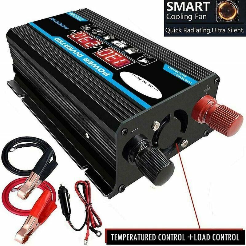 4000W Car Inverter Converter Charger Adapter 12V to 220V or 110V with Dual USB - Image 3