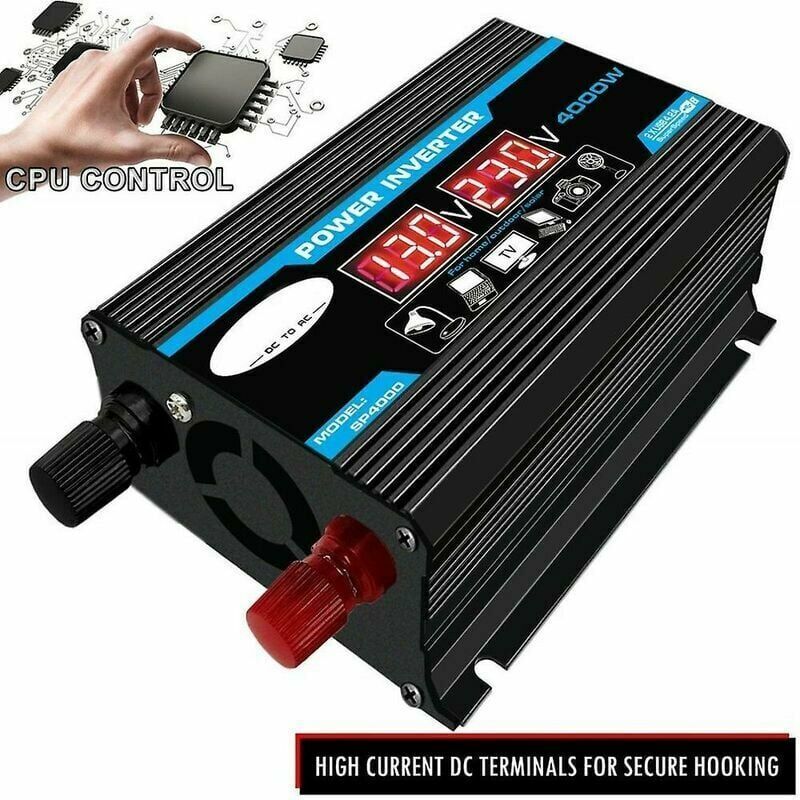 4000W Car Inverter Converter Charger Adapter 12V to 220V or 110V with Dual USB - Image 4