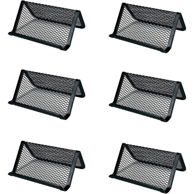 Mesh Business Card Holder Black Mesh Business Card Holder Metal Mesh Business Card Holder Metal Mesh Business Card Holder for Card Display Stand - Image 1