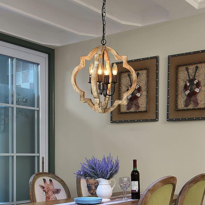 American Retro Industrial Ceiling Light Log Color E12 40W, 40 x 43cm - Image 2