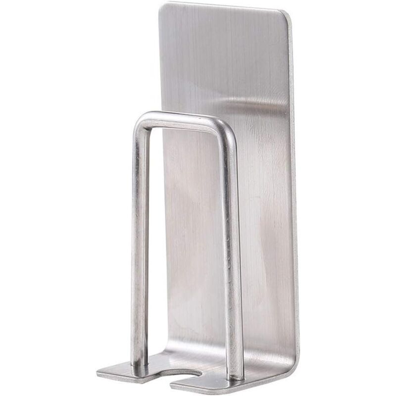 4 Pack Toothbrush Holder Stainless Steel Toothbrush Holders, Wall Mounted, Cups, Mugs, Toothbrush Holders, Waterproof and Self Adhesive, No Drilling - Image 3