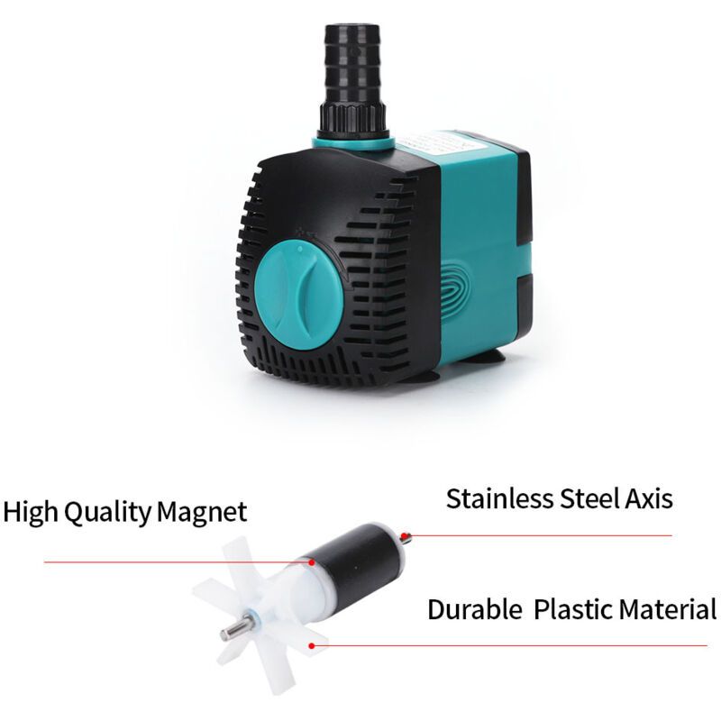 Aquarium Circulating Water Pump Fish Pond Pump Aquarium Side Suction Pump 25w - Image 3