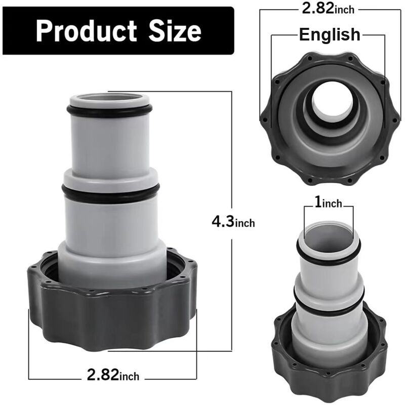 A Adapter Compatible with Intex Swimming Pool Pumps with Screw In Female Thread - Image 2