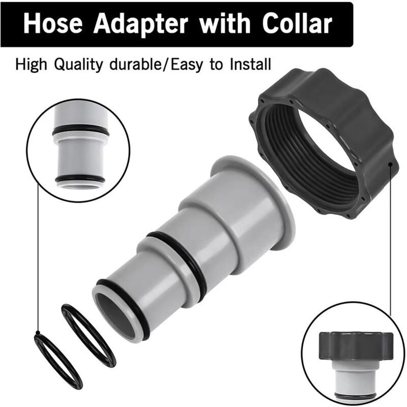 A Adapter Compatible with Intex Swimming Pool Pumps with Screw In Female Thread - Image 3