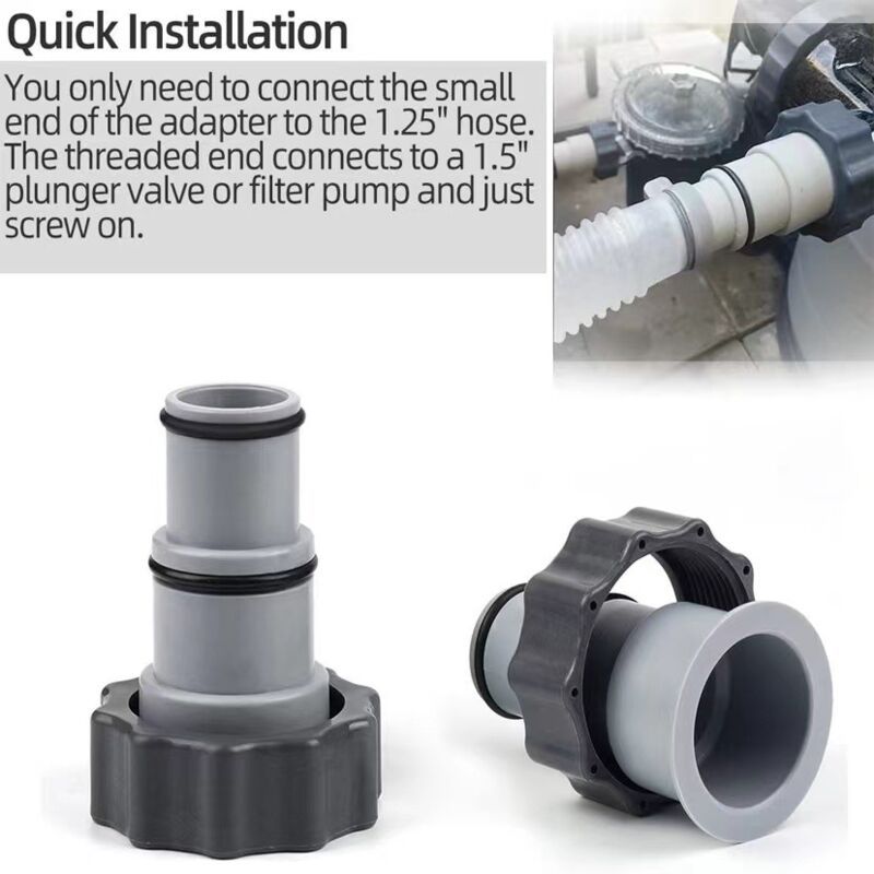 A Adapter Compatible with Intex Swimming Pool Pumps with Screw In Female Thread - Image 4