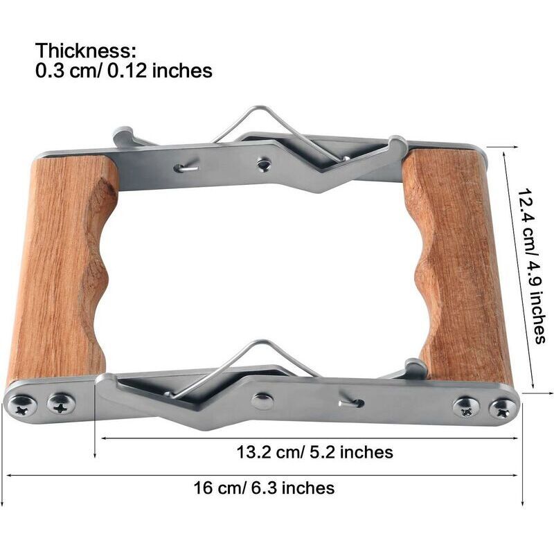2 Pieces Beehive Frame Clip with Wooden Handle, Beekeeping Equipment Tool Accessories for Garden Beekeepers - Image 4