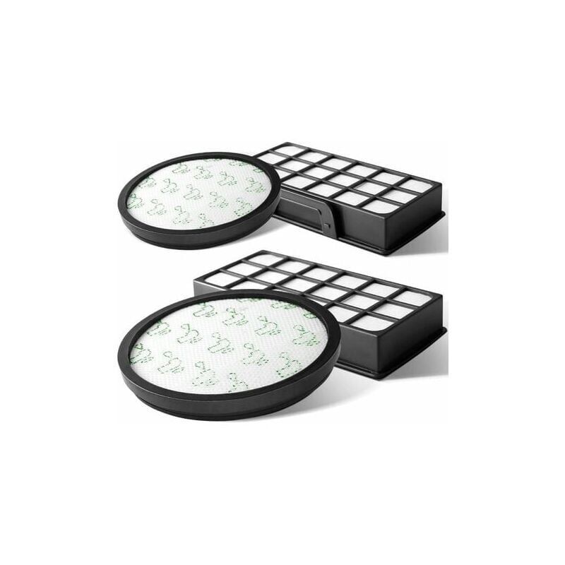 2 Pack Replacement Filters Compatible with Rowenta X Trem Power Cyclonic Vacuum Cleaner ZR006001 RO69xx RO72xx - Image 1