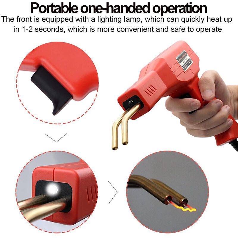200 Pieces Plastic Welder 50W Hot Plastic Welding Machine Car Bumper Repair Kit with Hot Staplers - Image 4