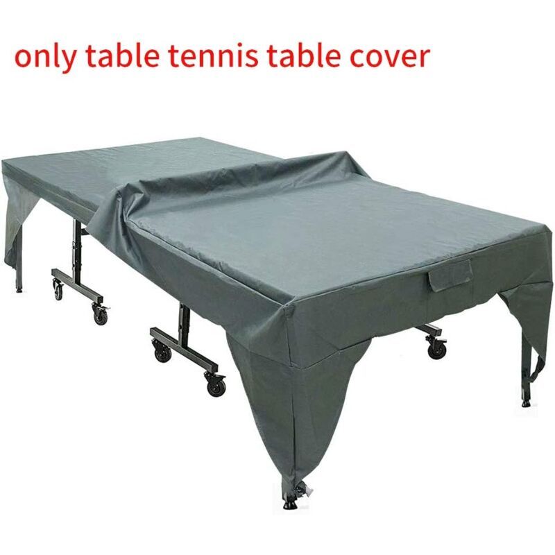 Table Tennis Table Cloth, Polyester Taffeta, Waterproof Ping Pong Table Cloth, Indoor Outdoor Sports Equipment Protection, Garden, Playground, School - Image 3
