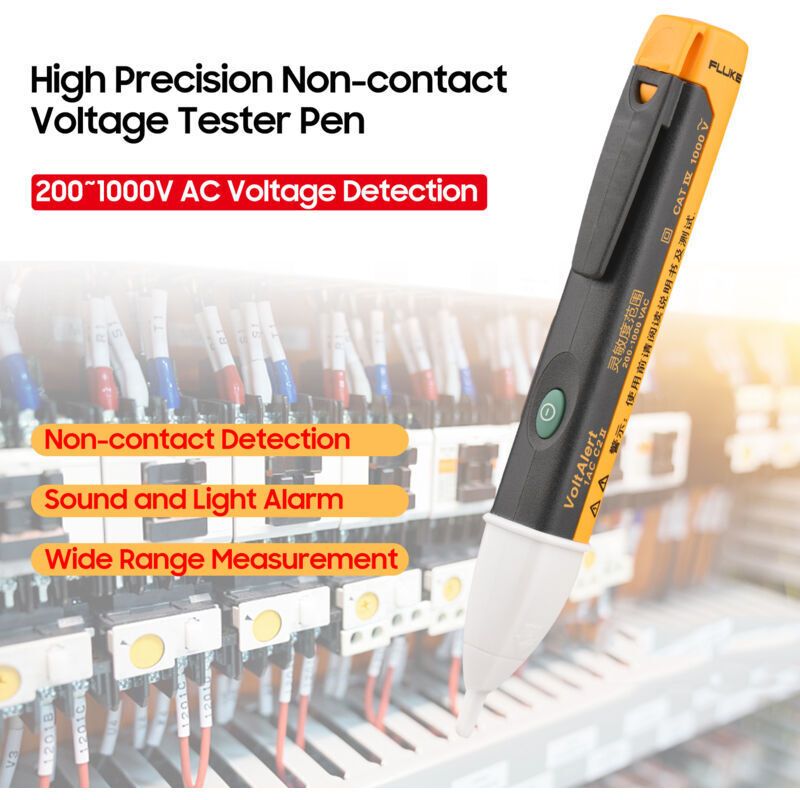 Mini Portable Electrical Test Pen, Non-Contact Voltage Tester, High-Precision Voltage Detection Tool, AC Voltage Detection 200-1000V - Image 2