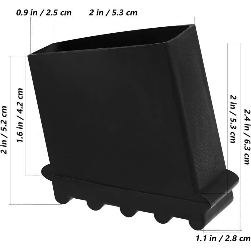4 Pcs Replacement Rubber Ladder Feet for Ladder, Ladder, Rubber Feet, Replacement Feet, Spare Parts - Image 2