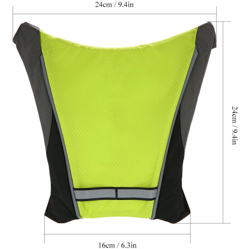 LED Turn Signal Vest, LED Reflective Vest with Direction Indicator, Remote Control, Turn Signals, USB Rechargeable, Easy Installation for Bicycle - Image 3