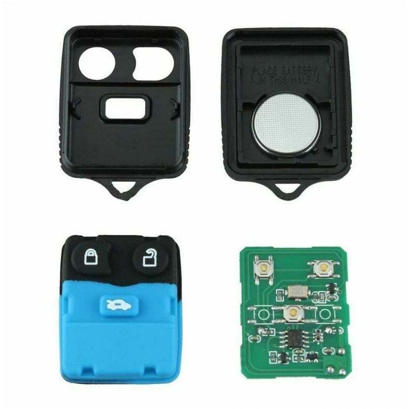 2 Pcs Black 3-Button Replacement Remote Key 433 MHz Compatible with Ford Transit Mk6 2000-2006 Connect 2000-2007 - Image 2