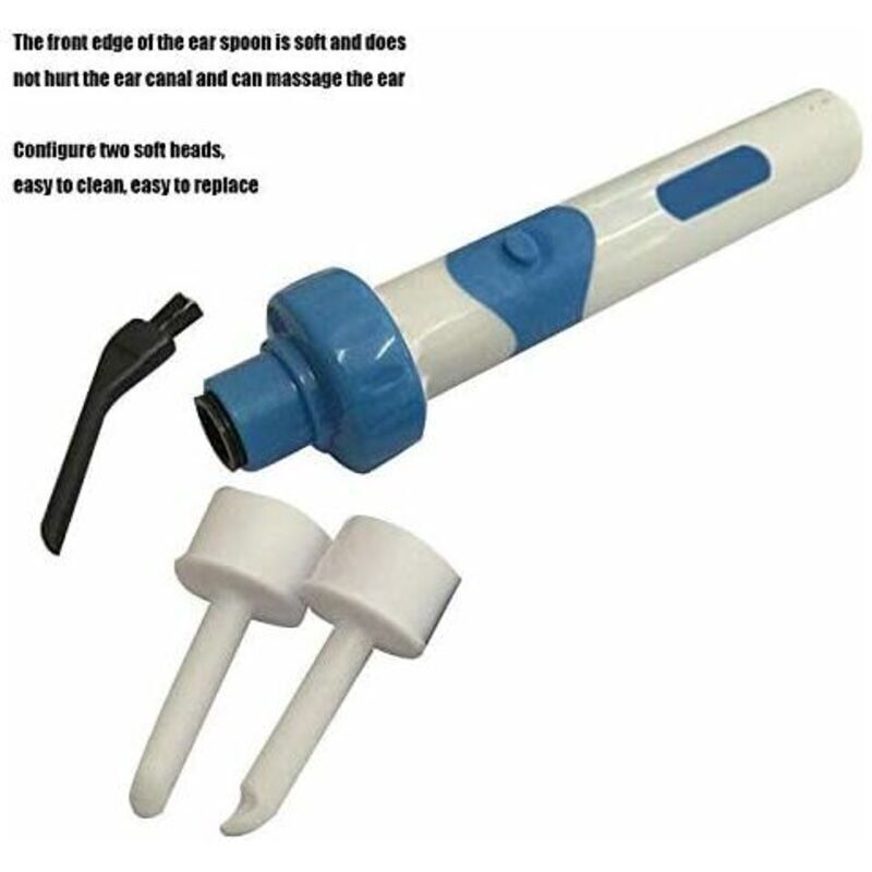 Automatic Ear Cleaner, Electric Vacuum Earwax Suction Device, Ear-Pick Cleaning Tools Set for Adults and Children, Battery Included - Image 3