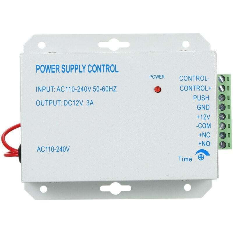 RFID Access Control System Kit, Glass Door Opener, Electronic Magnetic Lock, ID Card, Power Supply - Image 3