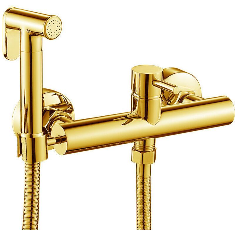 Bathroom Concealed Bidet Shower Set, Hot and Cold Hand Spray, Hot Water Toilet, Black - Image 2