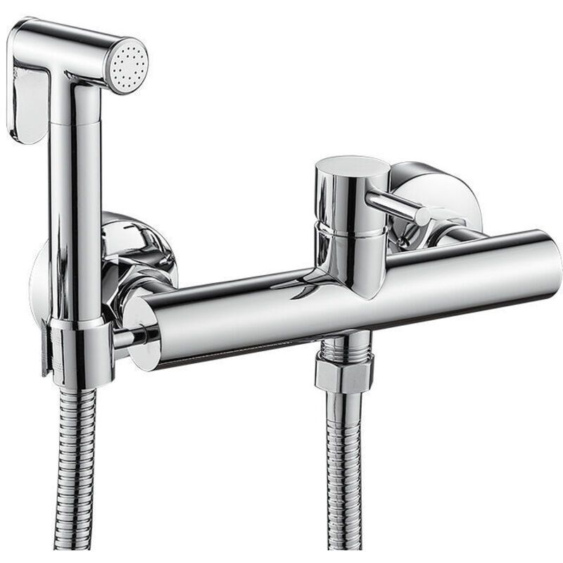 Bathroom Concealed Bidet Shower Set, Hot and Cold Hand Spray, Hot Water Toilet, Black - Image 3