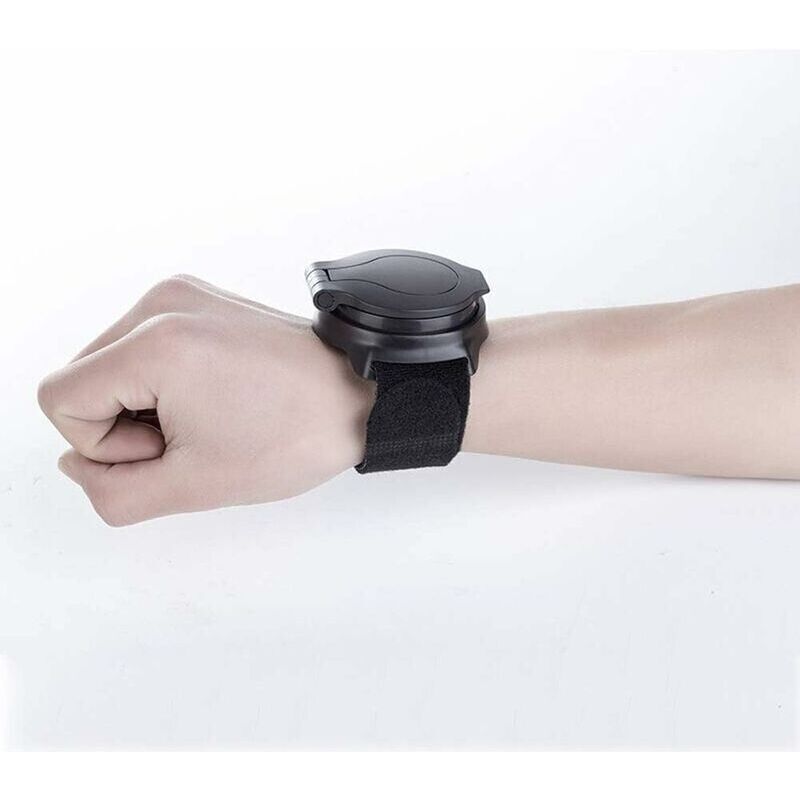 Adjustable Bicycle Rearview Mirror, Wrist Mount for Bicycle, Black - Image 4