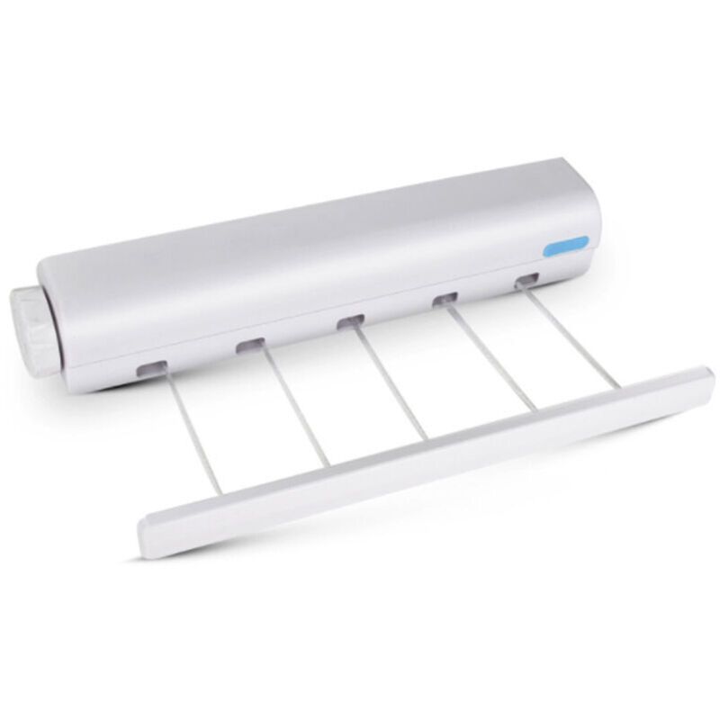 Indoor and Outdoor Wall Mounted Clothes Dryer, Extendable Clothes Line 3.7 m - Image 1