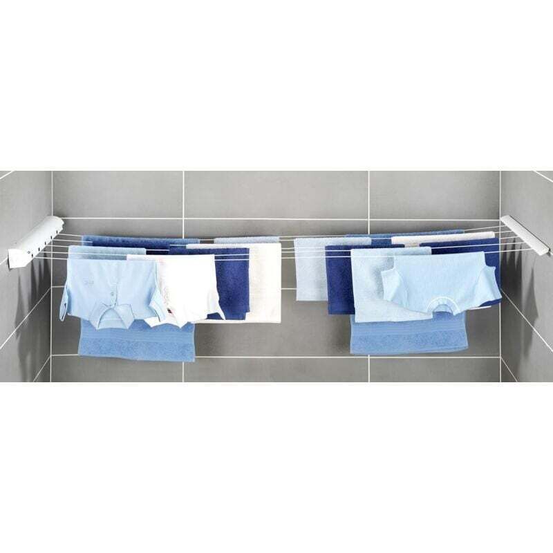 Indoor and Outdoor Wall Mounted Clothes Dryer, Extendable Clothes Line 3.7 m - Image 4
