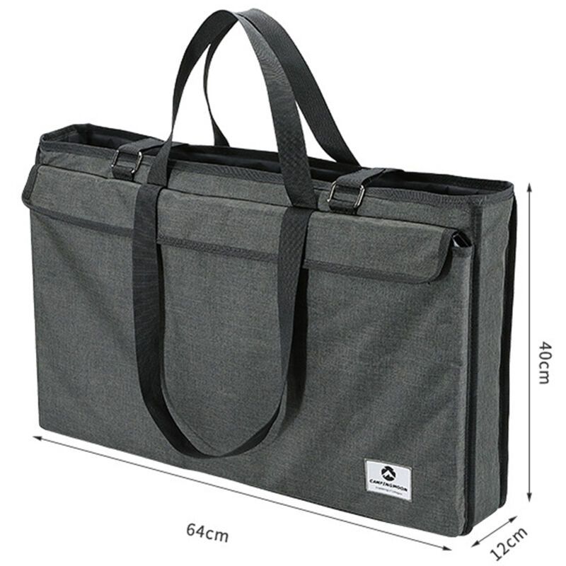 Oxford Folding Table Storage Bag Camping Table Storage Bag Picnic Table Carry Bag, 60 x 40 x 12 cm - Image 2