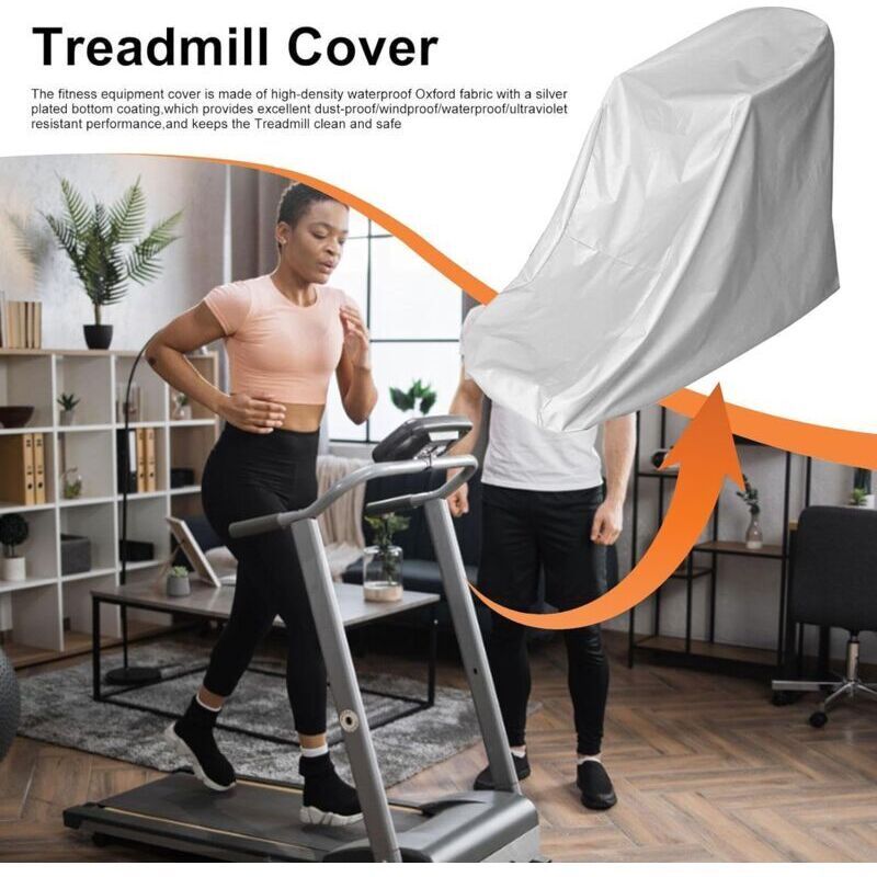Treadmill Cover, Dustproof and Waterproof Protective Cover, for Home Running Machine, Indoor or Outdoor Use, 168 x 75 x 135 cm - Image 4