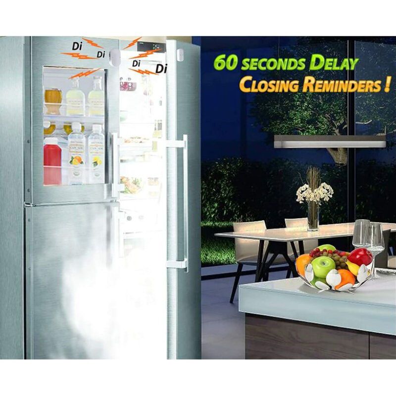 Home Alarm, Refrigerator and Freezer Alarm, Door Left Open, 60-Second and More Reminders - Image 2