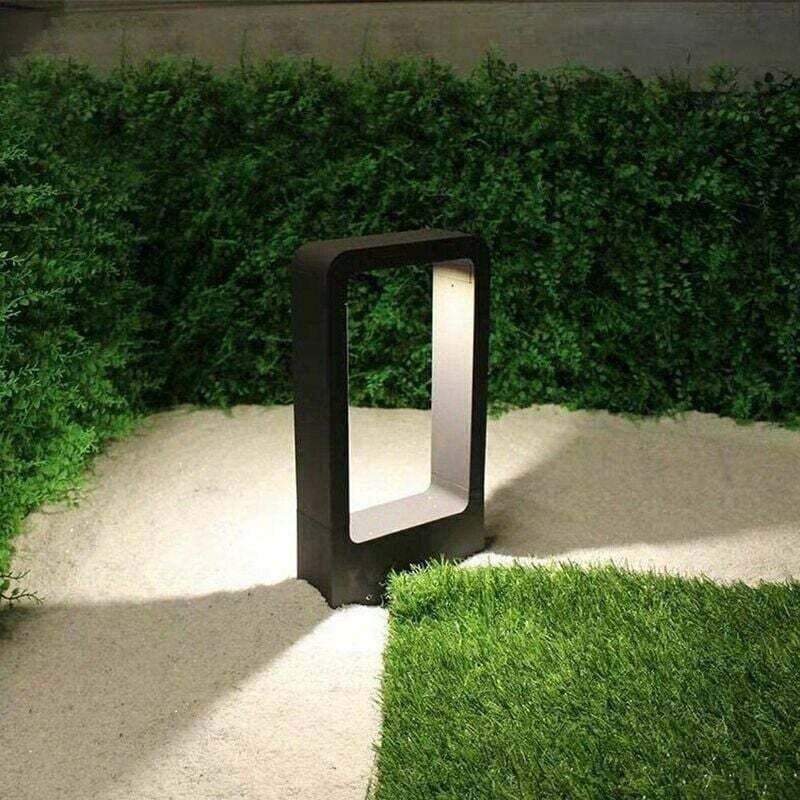 LED 7W 3000K IP65 Electrical Socket Light Post Terrace Outdoor Lighting Garden Lamp Black Warm White Design Waterproof Decorative Lighting IP65 - Image 3
