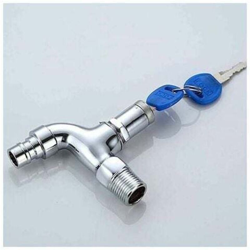 Anti-Theft Outdoor Faucet, Anti-Theft Brass Faucet, Lockable Outdoor Faucet, for Washing Machine in Garden - Image 3