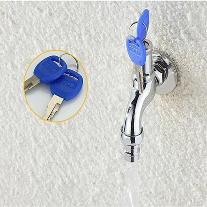 Anti-Theft Outdoor Faucet, Anti-Theft Brass Faucet, Lockable Outdoor Faucet, for Washing Machine in Garden - Image 4