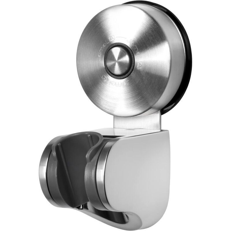 Shower Head Holder, Stainless Steel Suction Cup Shower Holder No Drilling Wall Mount Adjustable Shower Head Holder for Bathroom Suction Cup Shower - Image 4