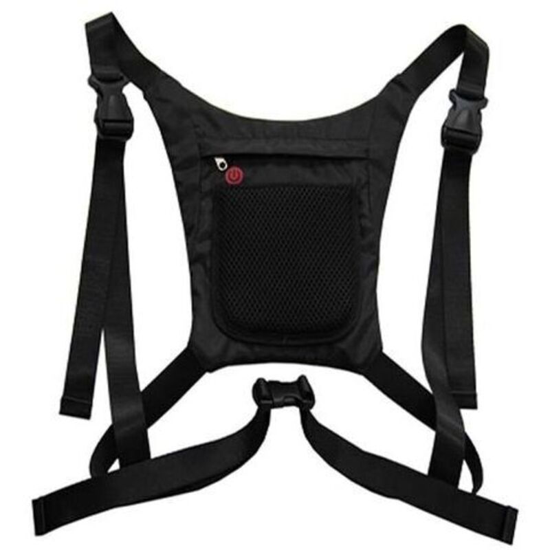 Cycling Vest USB Rechargeable Reflective Backpack with LED Turn Signal Light Remote Control Outdoor Sport Safety Gear Bag for Cycling Running Walking - Image 4