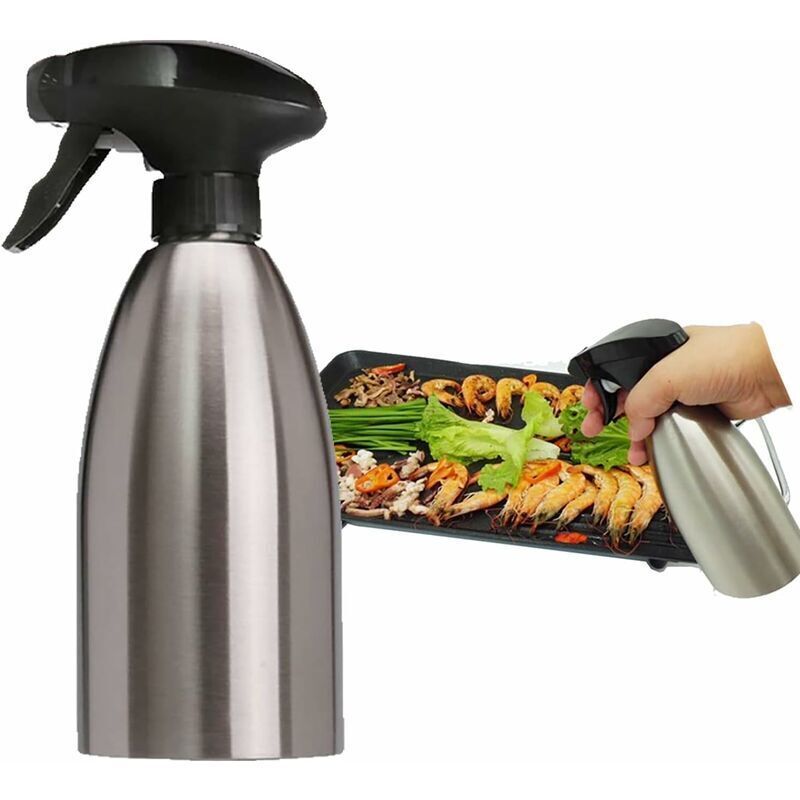 Olive Oil Sprayer, Oil Spray, Oil Spray for Cooking, BBQ, Baking, Barbecue, Cooking, Salad, 500 ml - Image 1