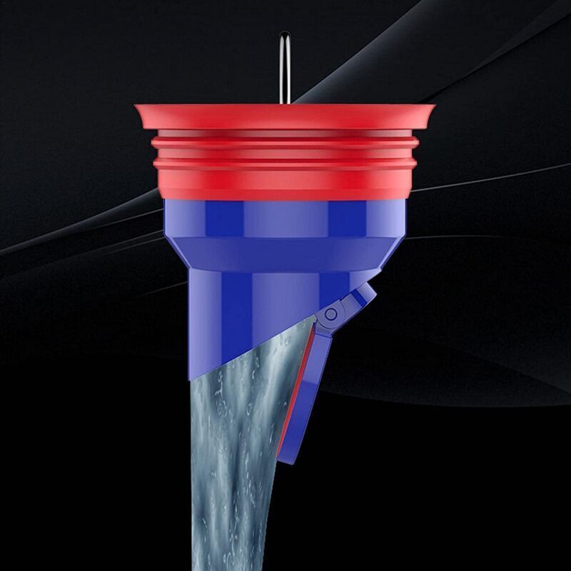 Shower Floor Drain, Backflow Preventer, Odor Proof, for Kitchen Bathroom Drain, Silicone, Quick Drain Valve, 5.3 x 5.3 cm - Image 2