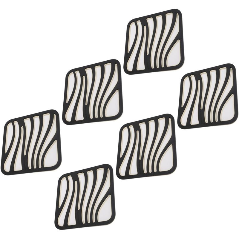 6 Pcs Hot Pot Mats Heat Resistant Non-Slip Modern Hot Dish Holder for Kitchen Table - Image 2