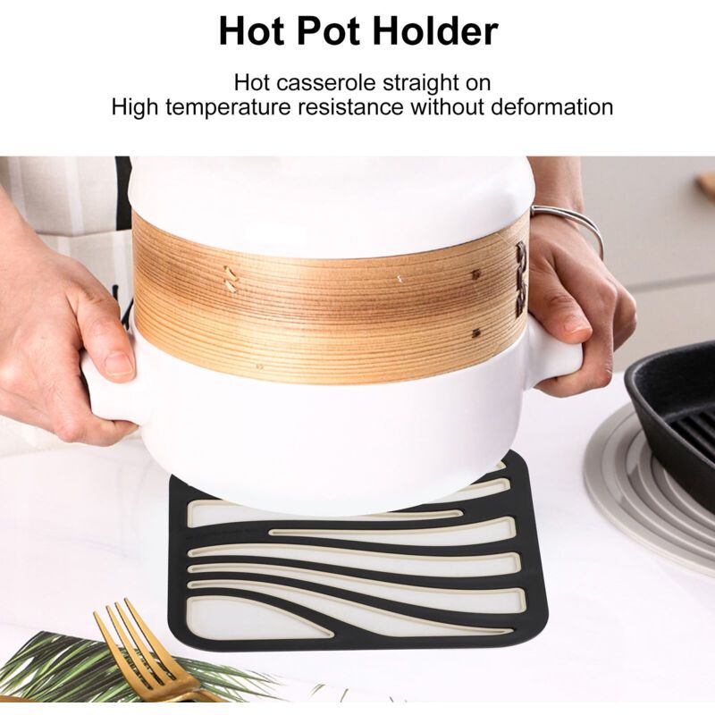 6 Pcs Hot Pot Mats Heat Resistant Non-Slip Modern Hot Dish Holder for Kitchen Table - Image 3