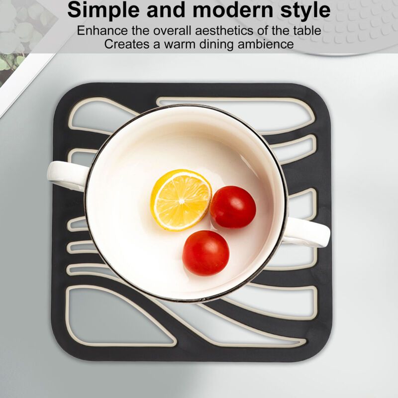 6 Pcs Hot Pot Mats Heat Resistant Non-Slip Modern Hot Dish Holder for Kitchen Table - Image 4