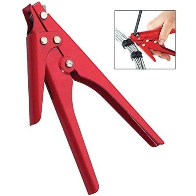 Cable Tie Clamp and Cutter, Cable Tie Pliers Tool - Image 1
