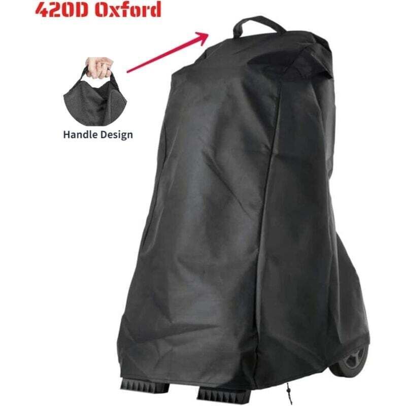 Pool Robot Cover, Garden Pool Cleaner Robot Cover with Handle and Drawstring, Waterproof, 420D Oxford Black, 56 x 66 x 107 cm - Image 4