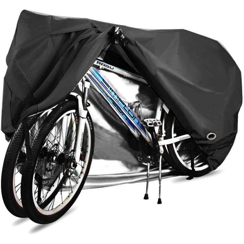 Bike Cover, 210D High Quality Waterproof Bicycle Cover Polyester Oxford, Suitable for Bicycles and Electric Motorcycles and Scooters - Image 1