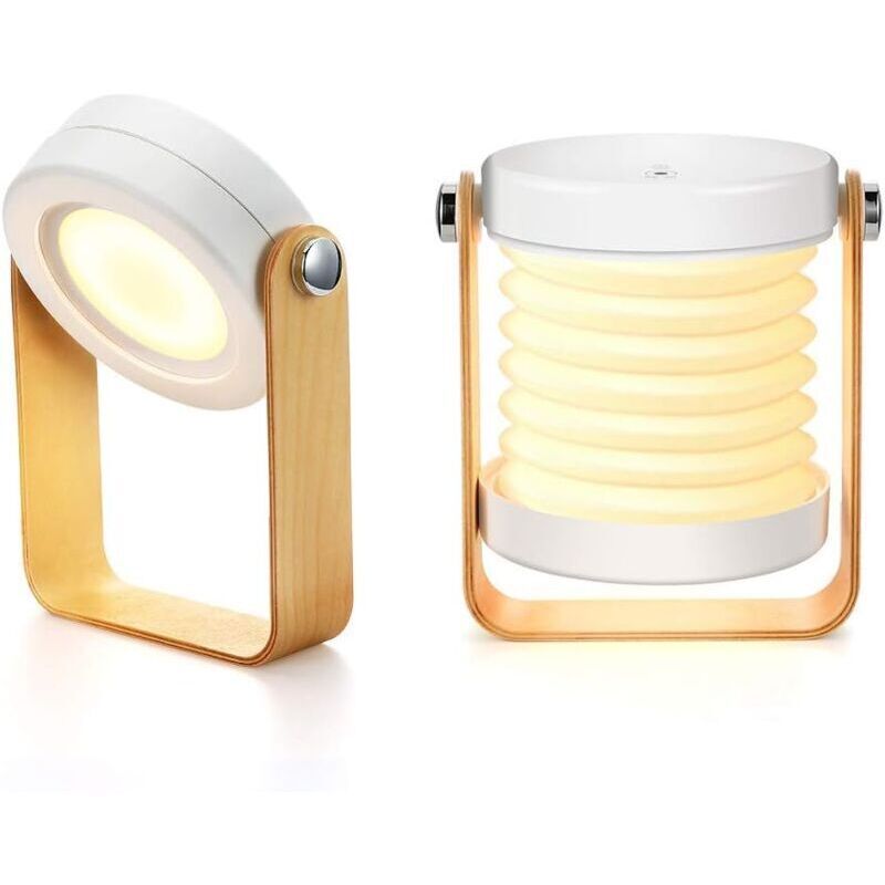 Bedside Lamp Dimmable Touch Light, Portable Bedside Lamps for Bedside Lamp with Portable Nightstand Safe Night Light - Image 1