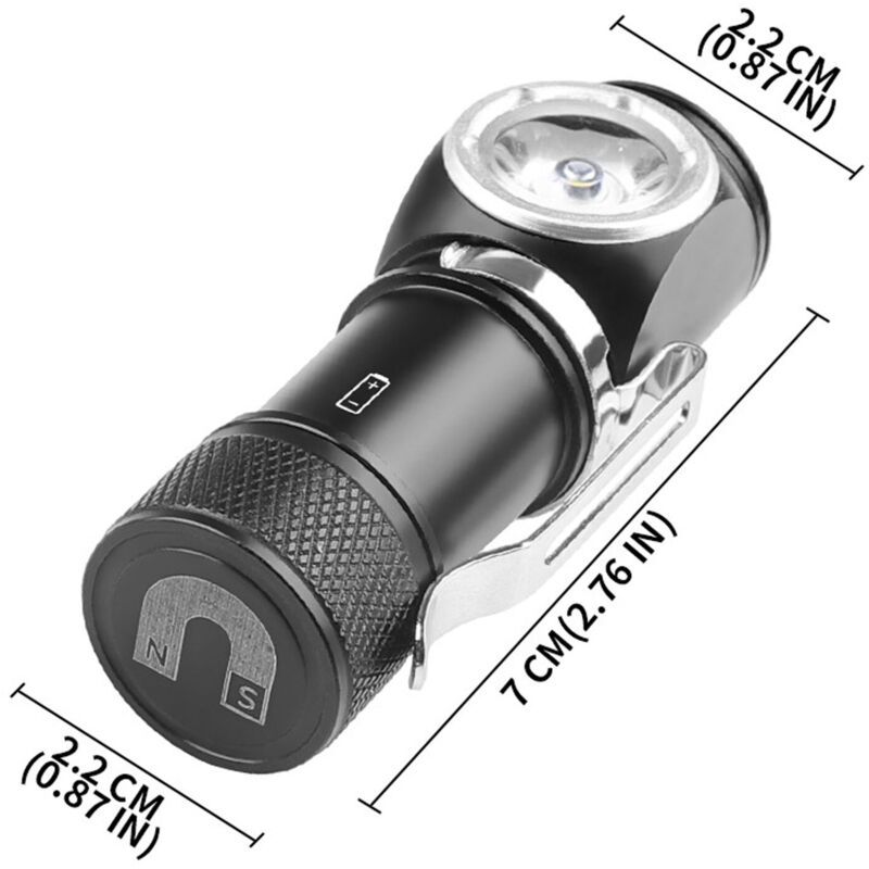 Multifunctional High Brightness LED Headlamp, Lightweight Rechargeable Headlamp with Magnetic Pen Holder for Outdoor Emergency - Image 2