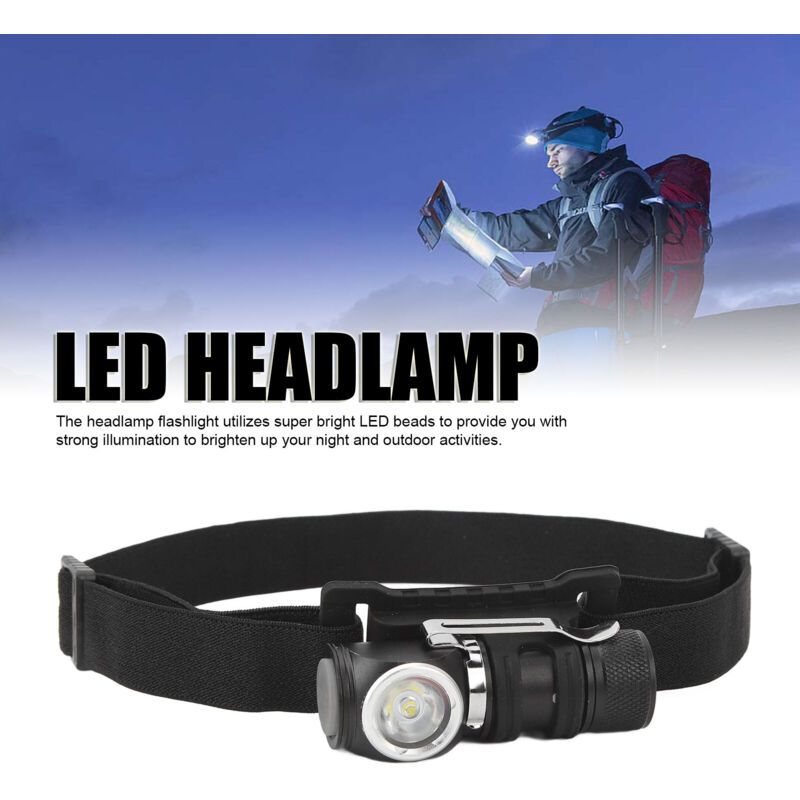 Multifunctional High Brightness LED Headlamp, Lightweight Rechargeable Headlamp with Magnetic Pen Holder for Outdoor Emergency - Image 3
