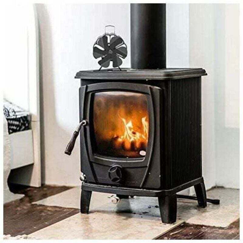 Mini Stove Fan Quiet Heat Circulation Fan Wood Burner Fan Wood Burner Eco Fire Fan - Image 4