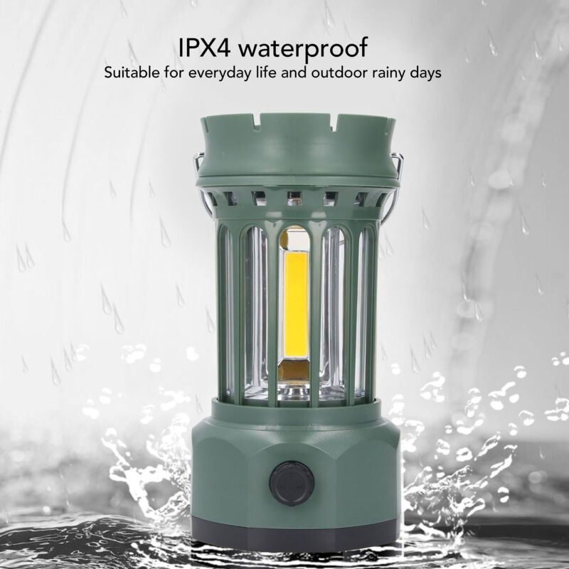 Professional Vintage Solar Camping Lantern, Rechargeable Waterproof Camping Lights, Hanging Tent Lights for Outdoor Camping - Image 4
