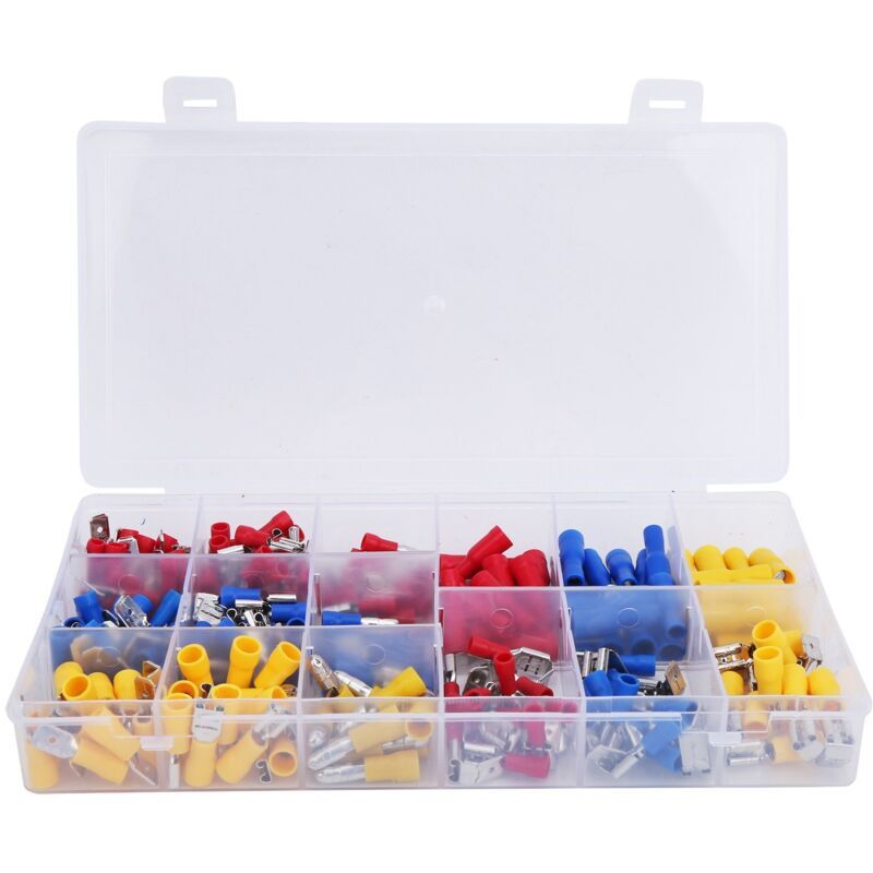 236 Pcs Crimp Terminal Set Insulating Tube Connector Block Wire Connection Accessories - Image 1