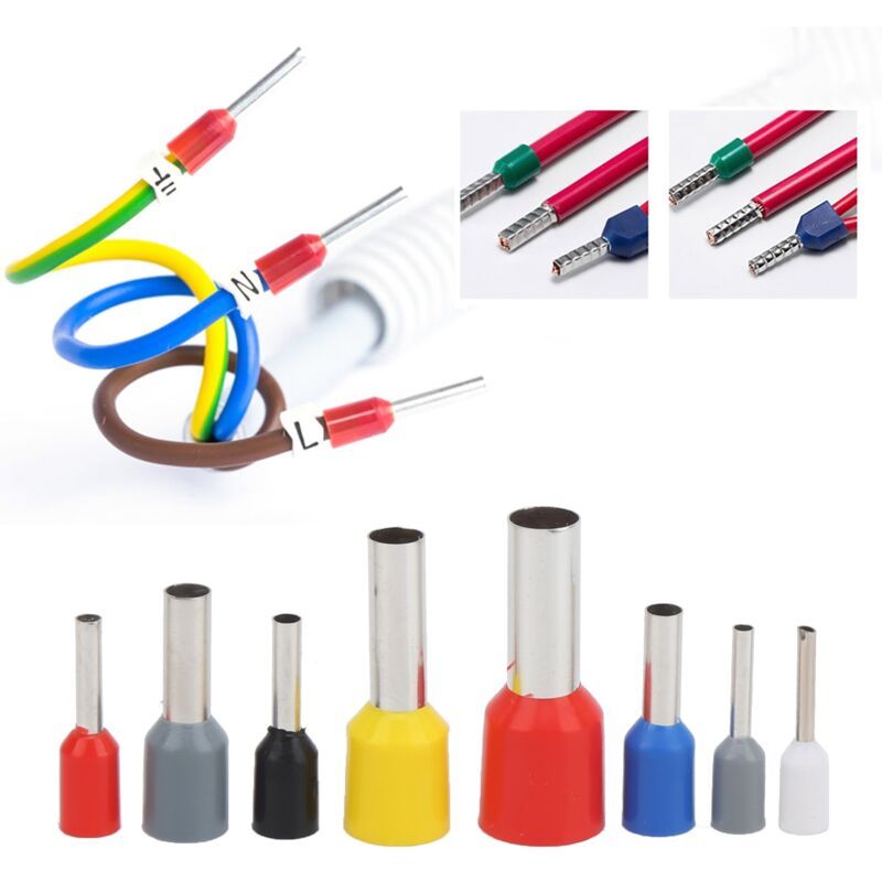 1200 Pcs Wire Ferrules Crimping Cold Pressed Terminal Industrial Electrical Accessories - Image 2