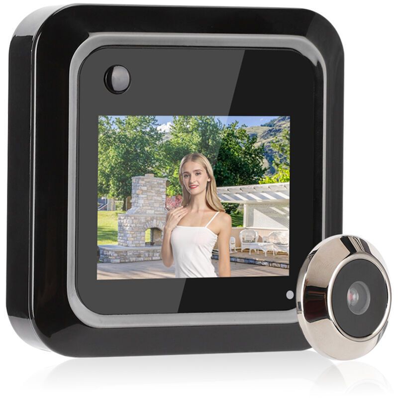 Door Viewer Peephole, Battery Operated Door Viewer, 145 Degree Wide Angle HD Security Apartment for Home - Image 1