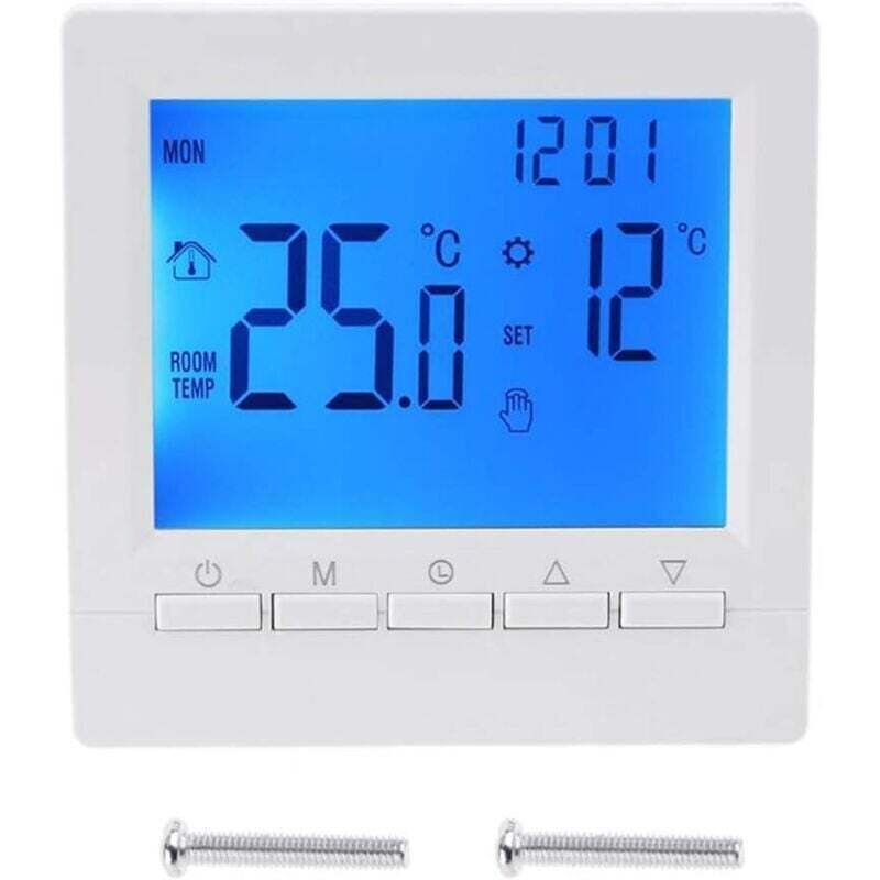 Digital Heating Thermostat 2-Wire Connection with Programming 6 Working Days and 2 Weekend Periods - Image 2