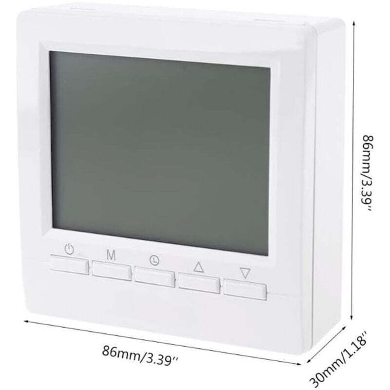 Digital Heating Thermostat 2-Wire Connection with Programming 6 Working Days and 2 Weekend Periods - Image 3